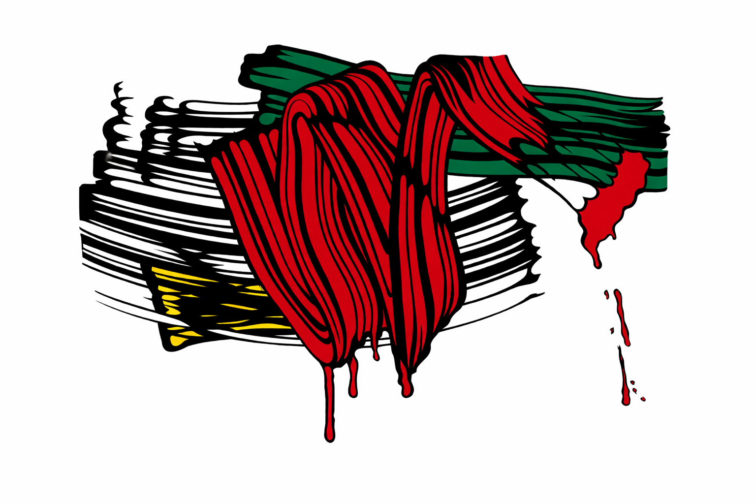 Roy Lichtenstein brushstroke