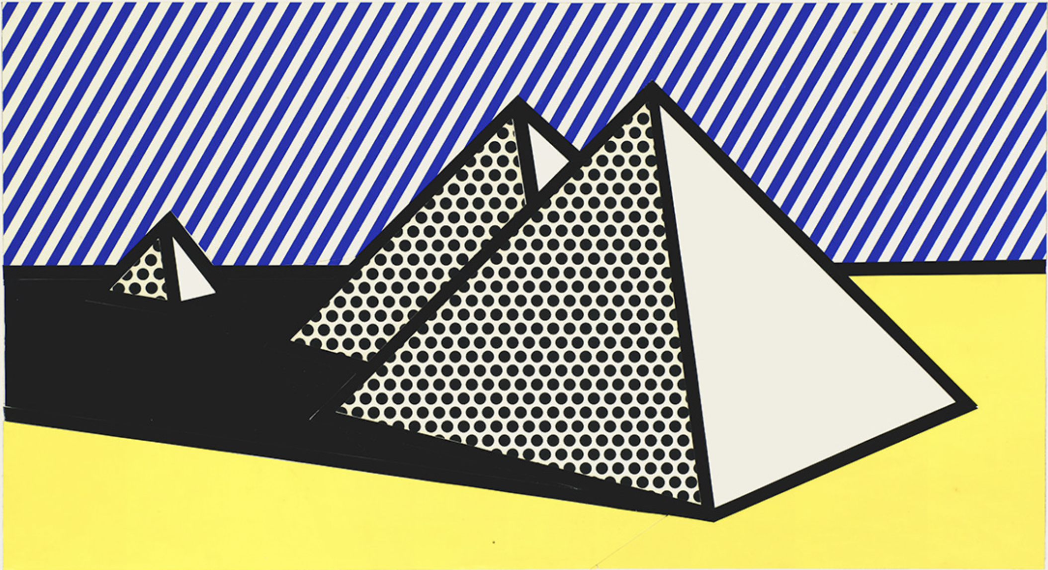 Roy Lichtenstein pyramids